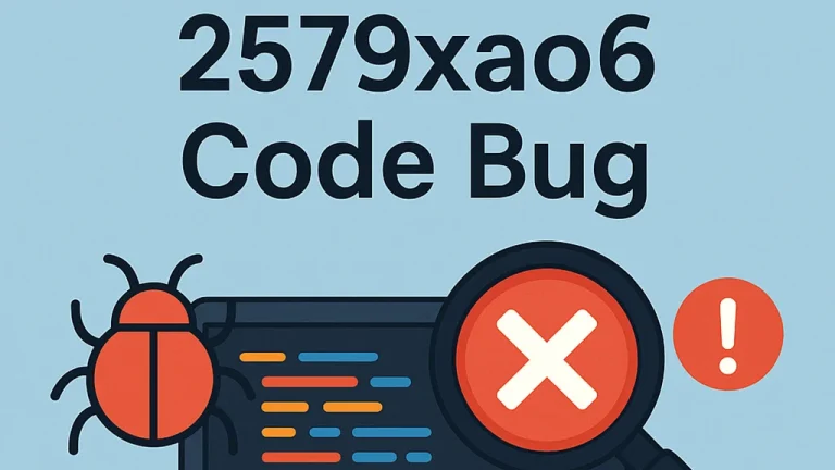 2579xao6 Code Bug