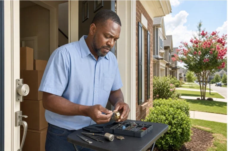 The First 48 Hours in a New Charlotte Home, Lock by Lock Charlotte Home